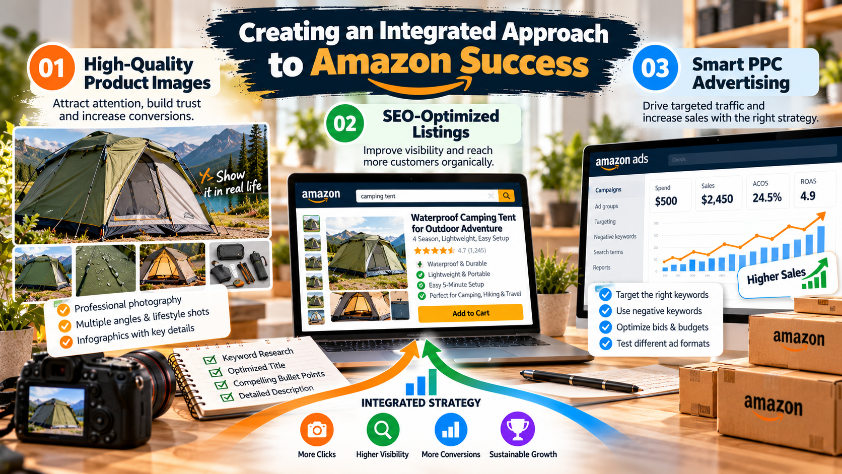 Integrated Amazon Success Strategy