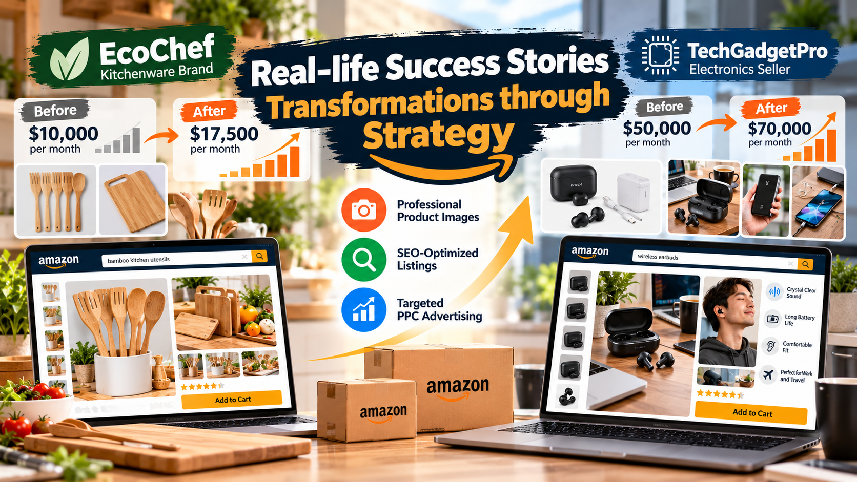 Real-Life Success Stories Amazon Growth Transformations